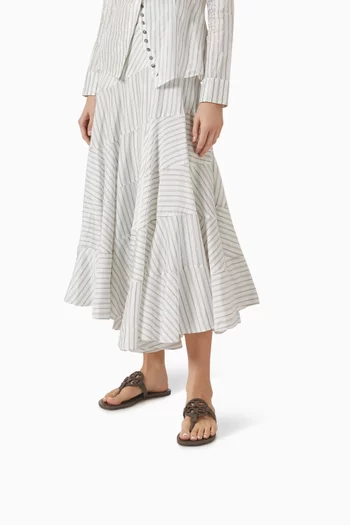 حذاء مفتوح ميلر جلد