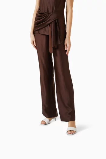 Andy 45 Mule Sandals in Smooth Leather