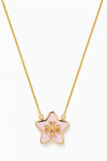 Kira Enamel Star Pendant Necklace