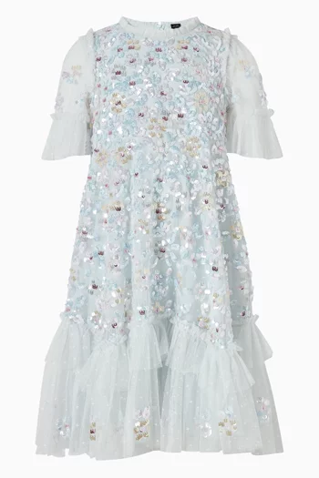 فستان كاسيا بنقشة زهور