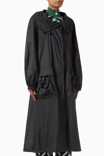 جاكيت باراشوت بغطاء رأس