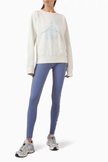 سويت شيرت بشعار الماركة كلاسيكي قطن