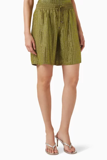 Malibu Crystal-embellished Boxer Shorts