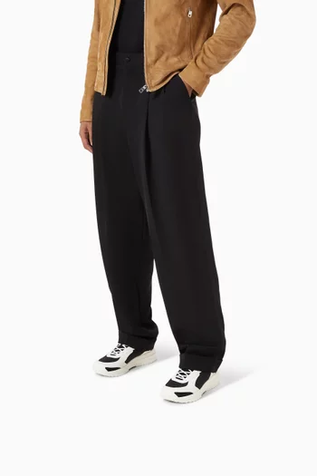 سنيكرز جوجر قماش شبكي وشمواه