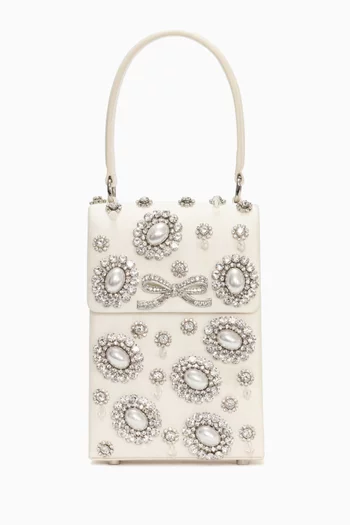 Crystal Embroidered Mini Bag