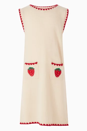 Collette Strawberry Dress in Wool