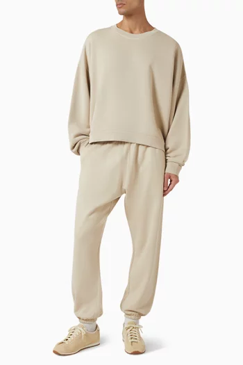 Washed Sweatpants in Fleece