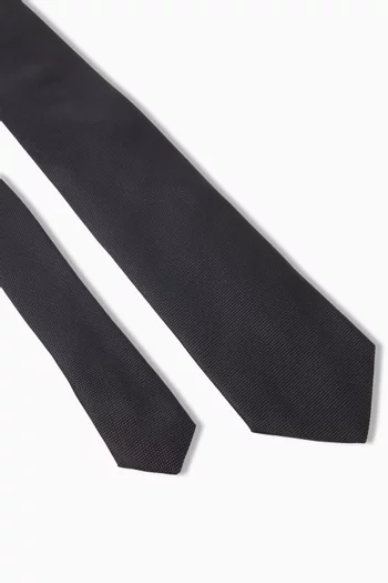 Basketweave Tie in Silk