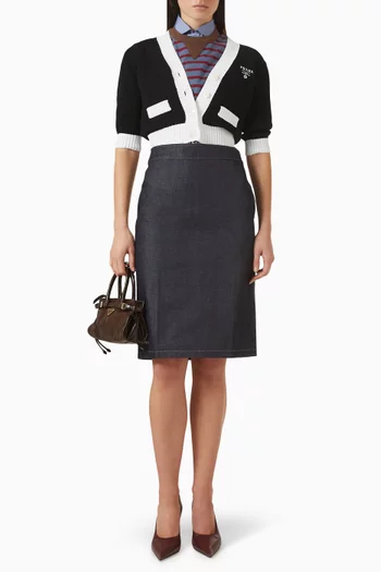 Pencil Skirt in Denim