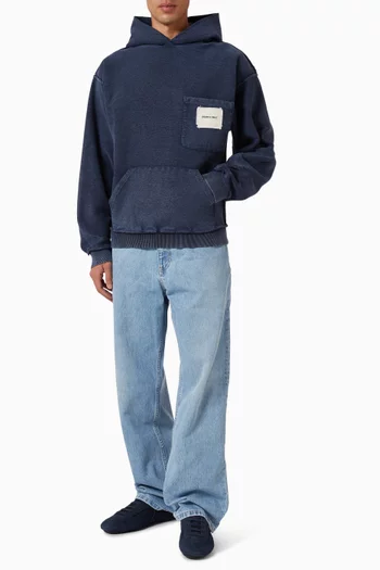 Chest Pocket Hoodie in Cotton