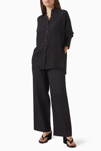 قميص إسنشال مزيج كتان