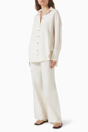 قميص إسنشال مزيج كتان