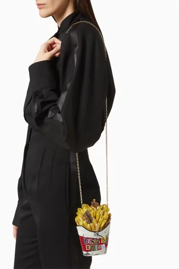 كلاتش فرنش فرايز فيش اند تشيبس بالكريستال