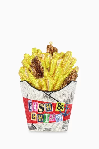 كلاتش فرنش فرايز فيش اند تشيبس بالكريستال