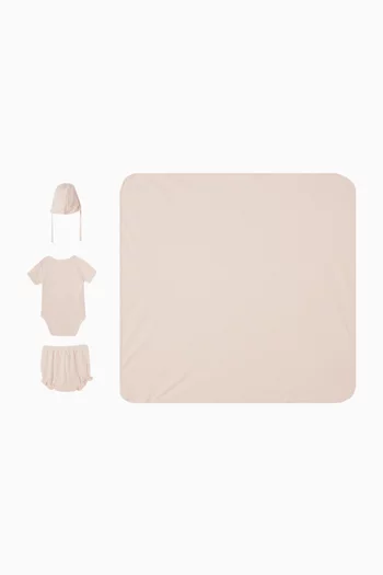 Araminta Angel Wing Pointelle Gift Set in Cotton