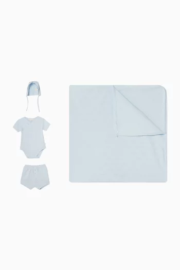 Andi Angel Wing Pointelle Gift Set in Cotton