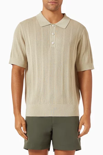 Melia Polo T-shirt in Silk-blend