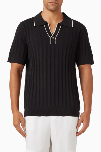 Scottie Polo T-shirt in Knit