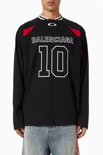 x NBA Oversized Long Sleeve T-shirt in Dry Jersey