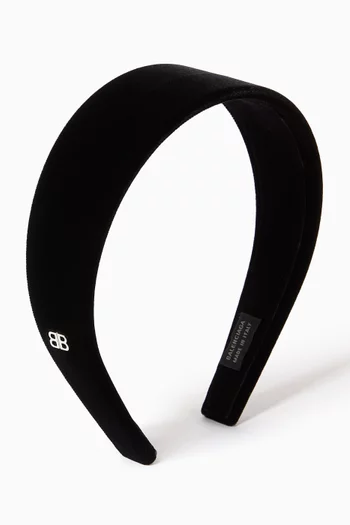 طوق رأس هولي بتصميم مسطح مخمل