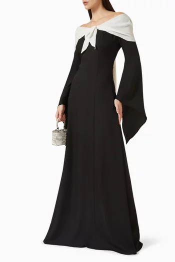 Off-shoulder Bow Dress