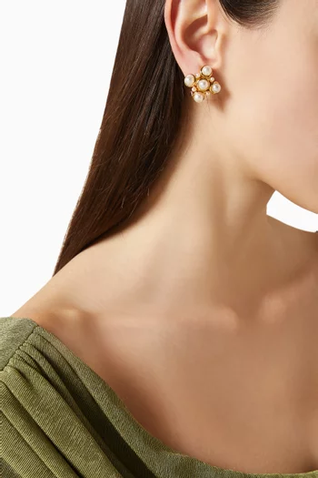 Vintage Renaissance Revival Clip-On Earrings