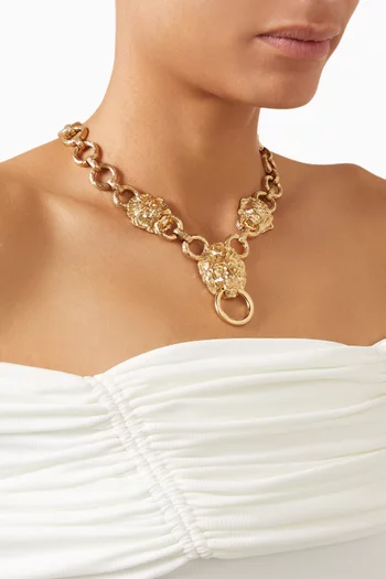 1980s Vintage Doorknocker Necklace