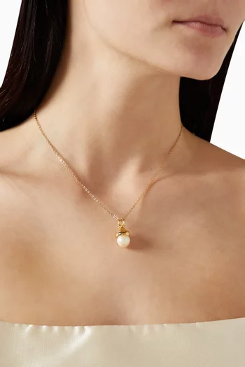 1980s Vintage Charming Pearl Drop Necklace
