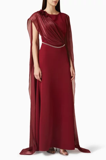 Drape Cape Dress