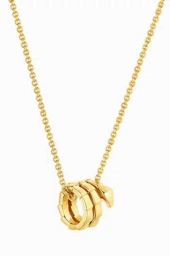 Serpenti Viper Necklace in 18kt Gold