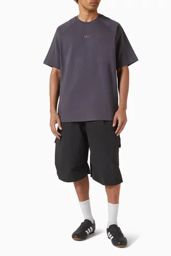 Premium Essentials Utility Long Shorts in Cotton