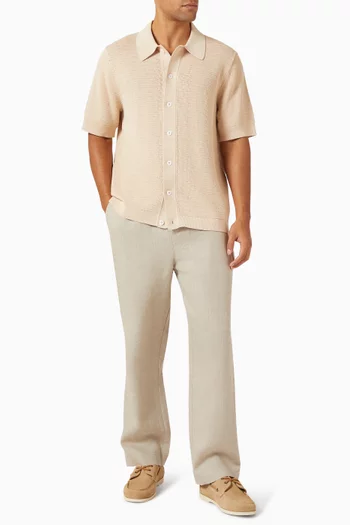 Avila Drawstring Pants in Linen