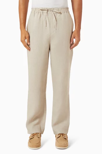 Avila Drawstring Pants in Linen