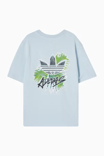 Graffiti Logo T-Shirt in Cotton