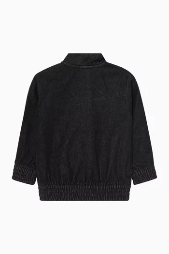 Firebird Striped Jacket in Denim