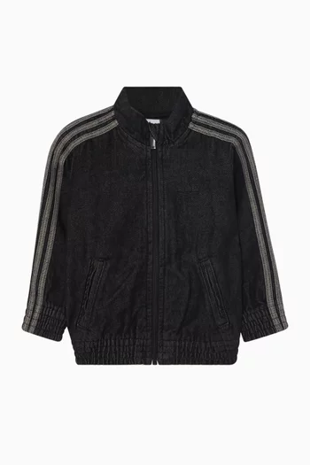 Firebird Striped Jacket in Denim