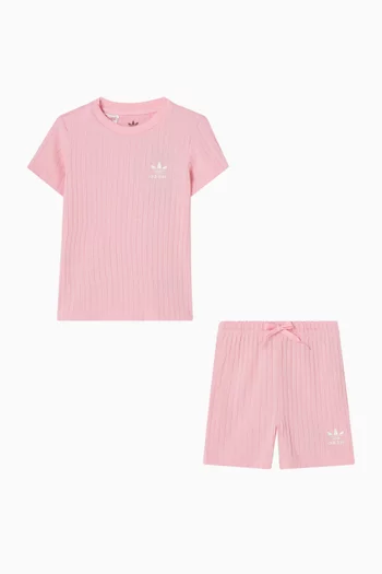 Ribbed Trefoil Co-ord Set