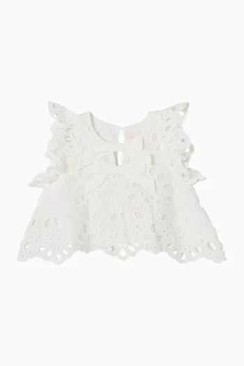 La Croisette Top in Cotton