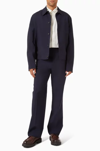 جاكيت واسع موهير وصوف