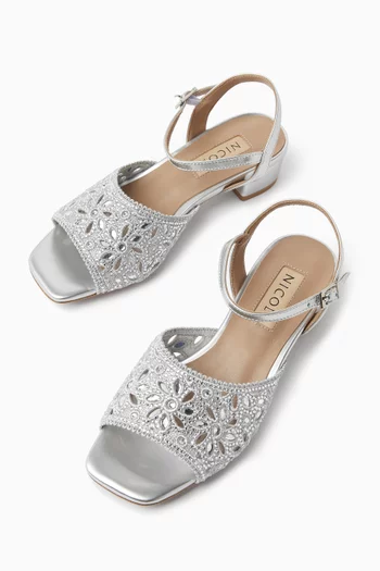 Aziel Crystal-embellished Sandals