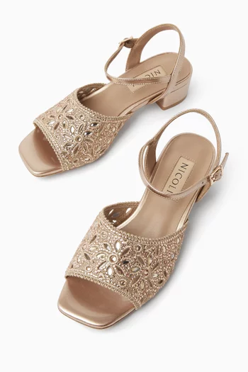 Aziel Crystal-embellished Sandals