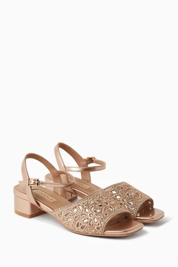 Aziel Crystal-embellished Sandals