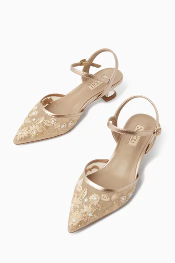 Ezio Crystal-embellished Sandals