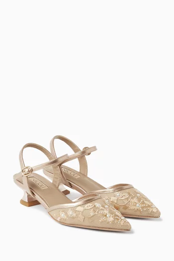 Ezio Crystal-embellished Sandals