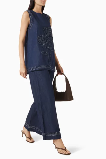 Katya Embroidered Top