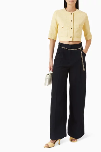 Vytener Crop Jacket in Tweed