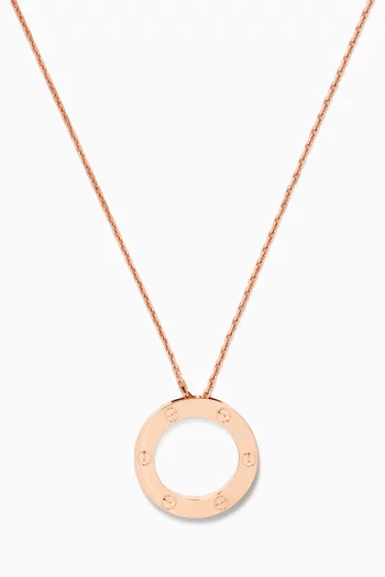 Love Necklace in 18kt Rose Gold