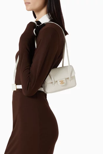 Unused Clutch in Grainy Shiny Calfskin