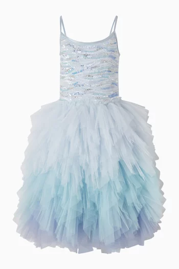 Azure Mirage Tutu Dress in Tulle