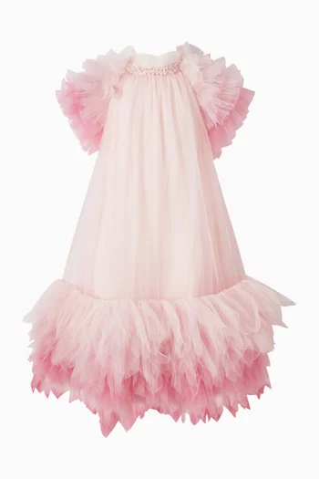 Ocean Ember Dress in Tulle